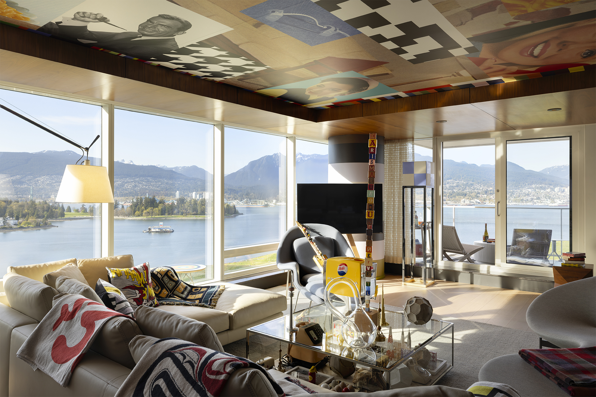 Suite X, a hotel suite designed by Canadian artist Douglas Coupland.