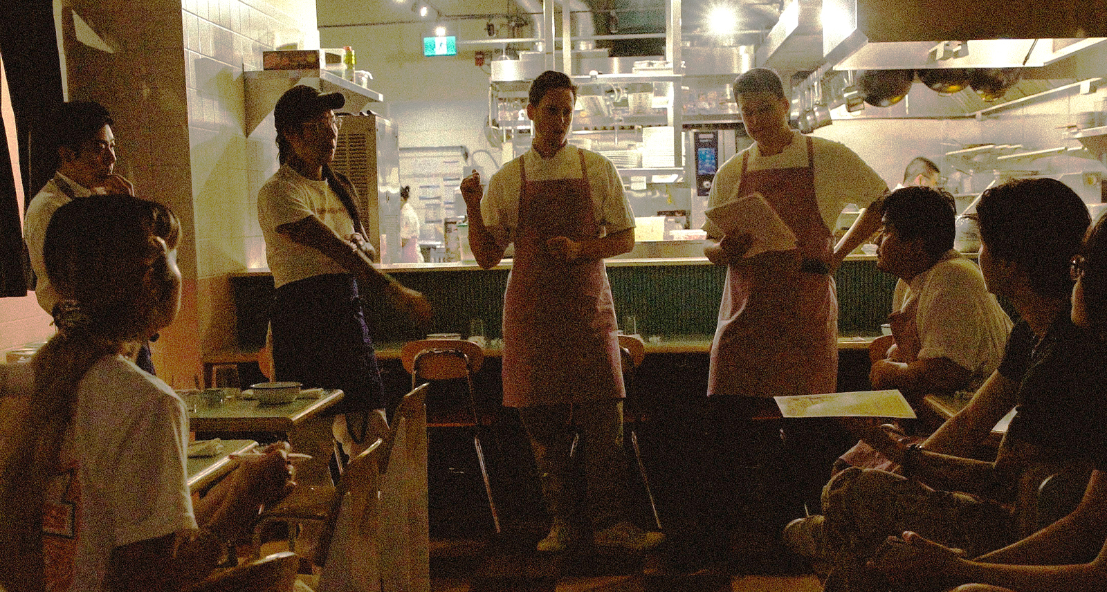 Interview with Braden Chong, Danny Bowien, and David Schwartz. Photo by Ethan Ta.