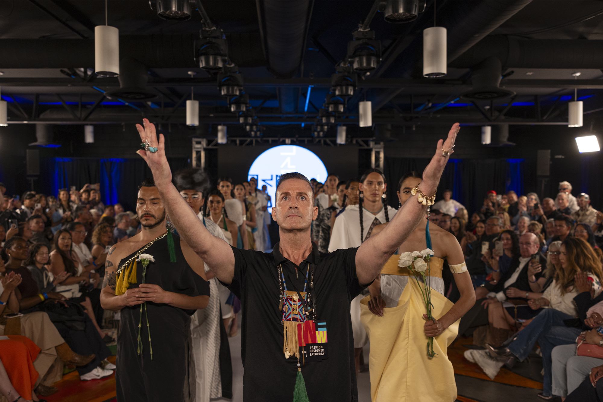 Jason Baerg at New York Fashion Week. Photo by Tira Howard.