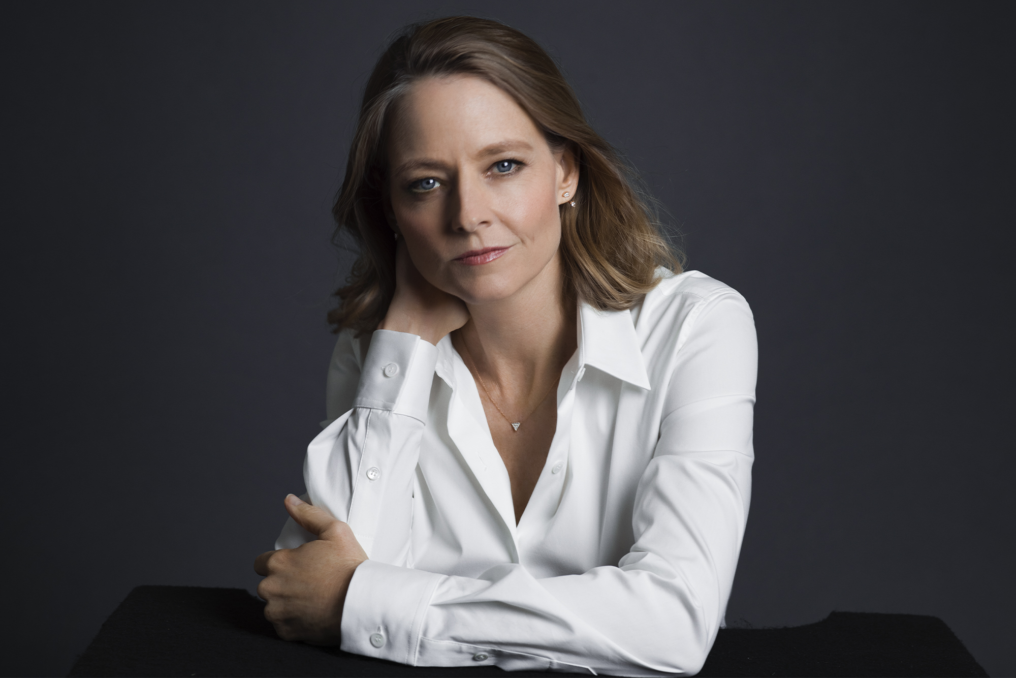 Jodie Foster, TIFF Share Her Journey Groundbreaker Award. Presented by Joanna Griffiths and the Women of Knix. Photo courtesy of Creative Artists Agency (CAA).