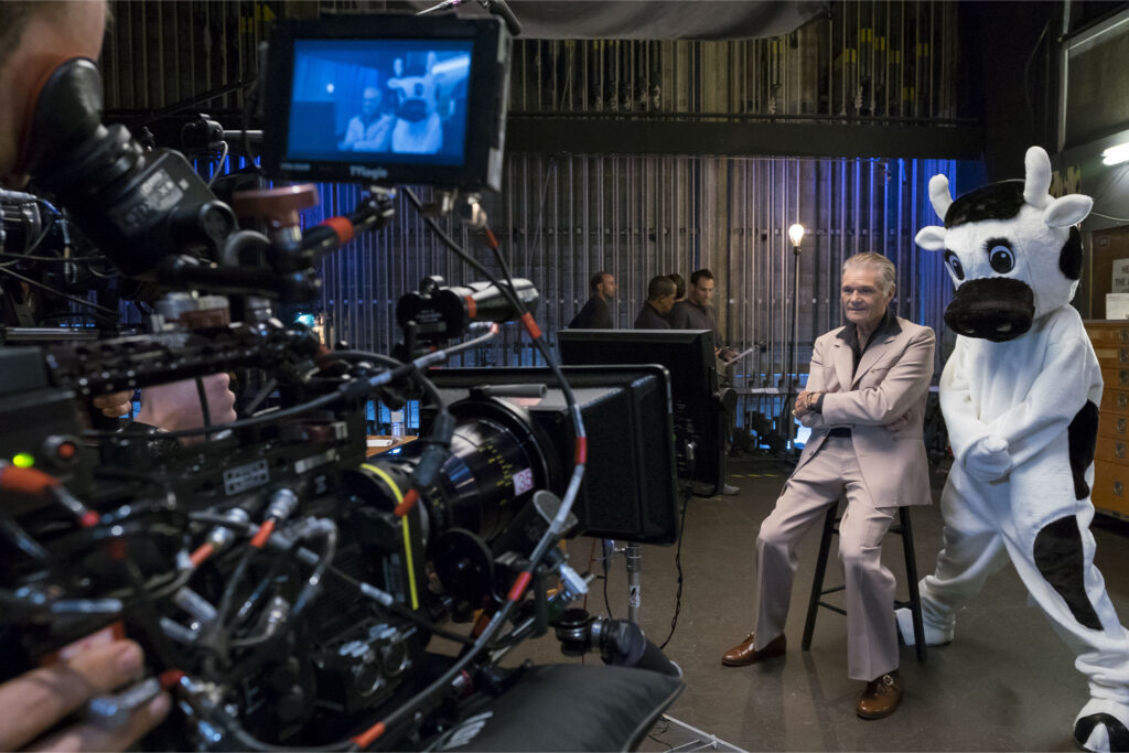 Still from Mascots by Christopher Guest. Photo retrieved from SHARP September 2025.