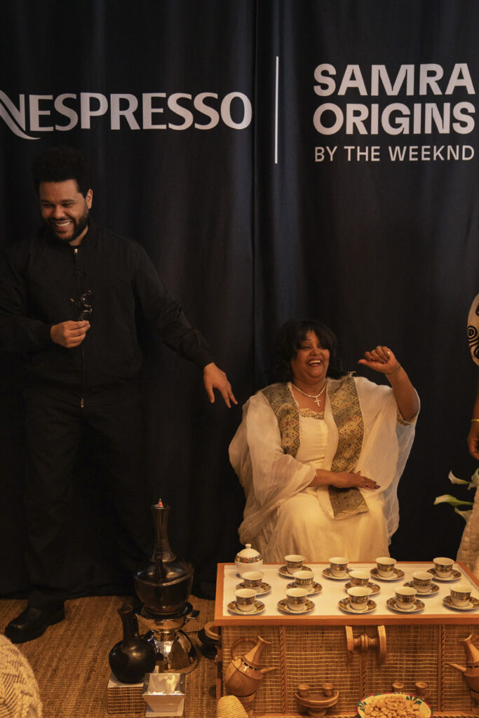 Nespresso x The Weeknd Samra Origins Togetherness Blend. Photo courtesy of Nespresso.