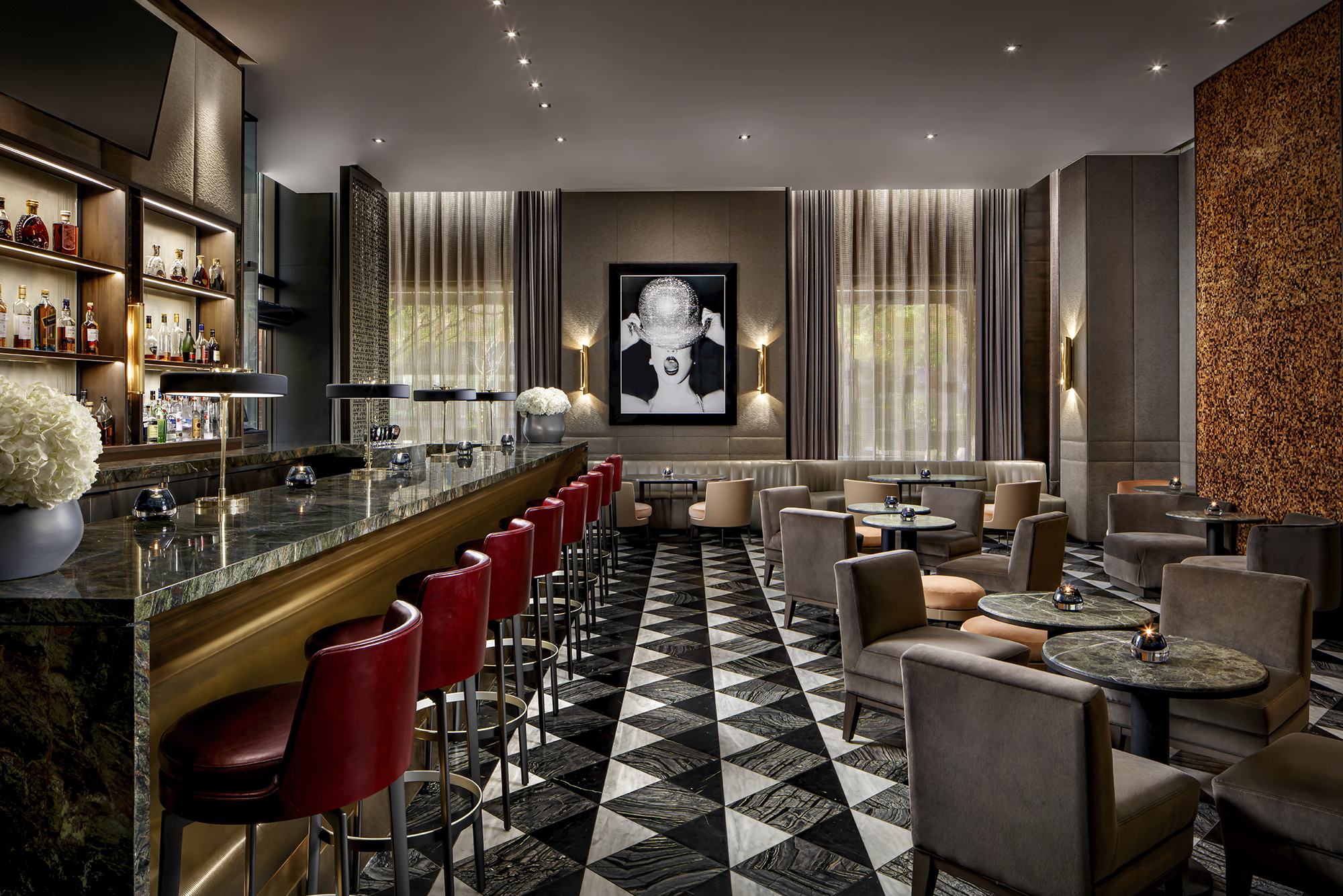 ONE Restaurant and Bar, located inside The Hazelton Hotel. Photo courtesy of ONE Restaurant and Bar.