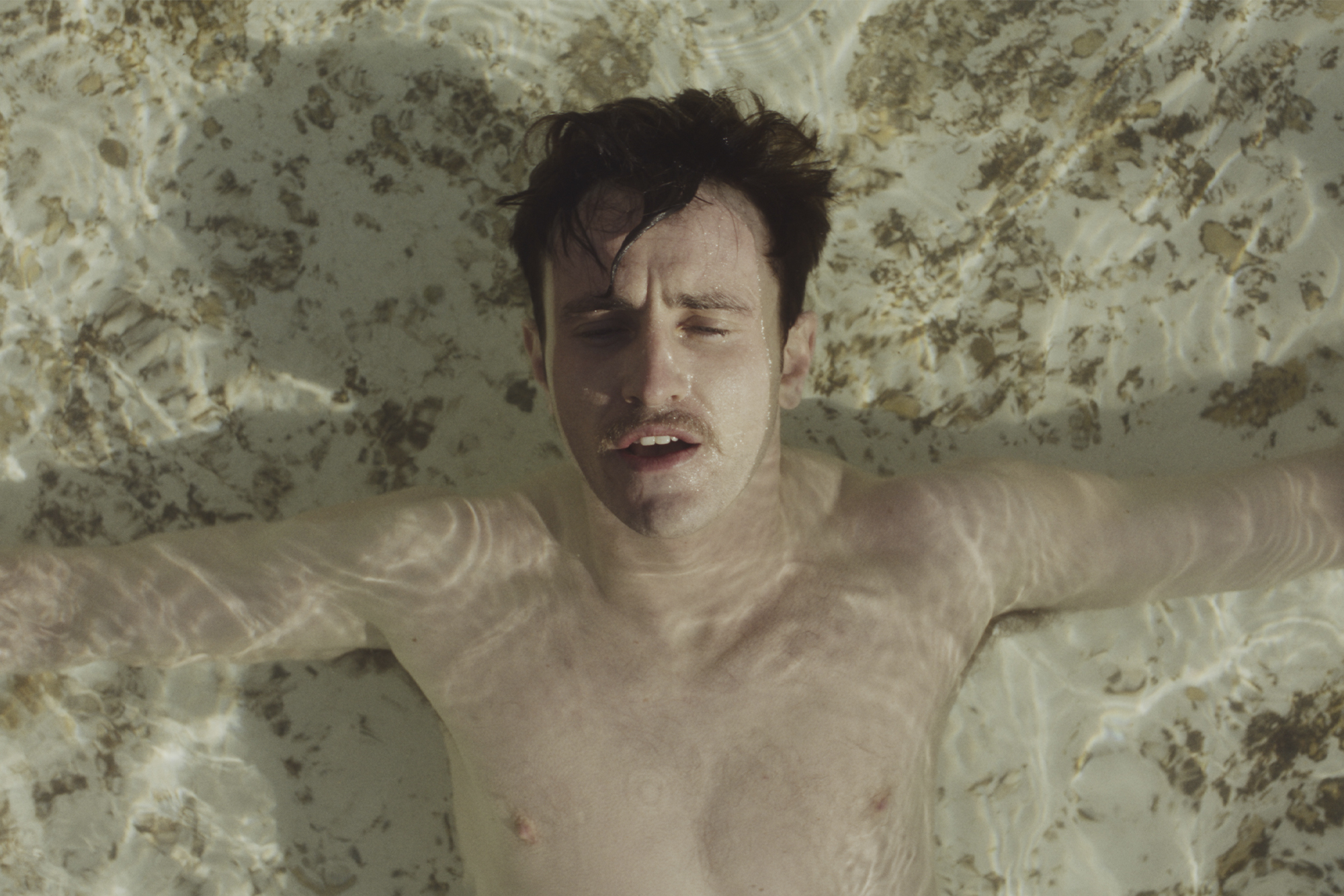 Film still from "The History of Sound" movie with Josh O'Connor and Paul Mescal. Photo courtesy of MUBI.