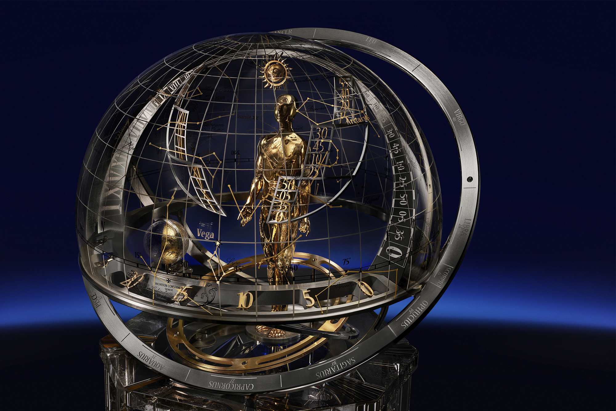 La Quête du Temps Clock by Vacheron Constantin. Photo courtesy of Vacheron Constantin.