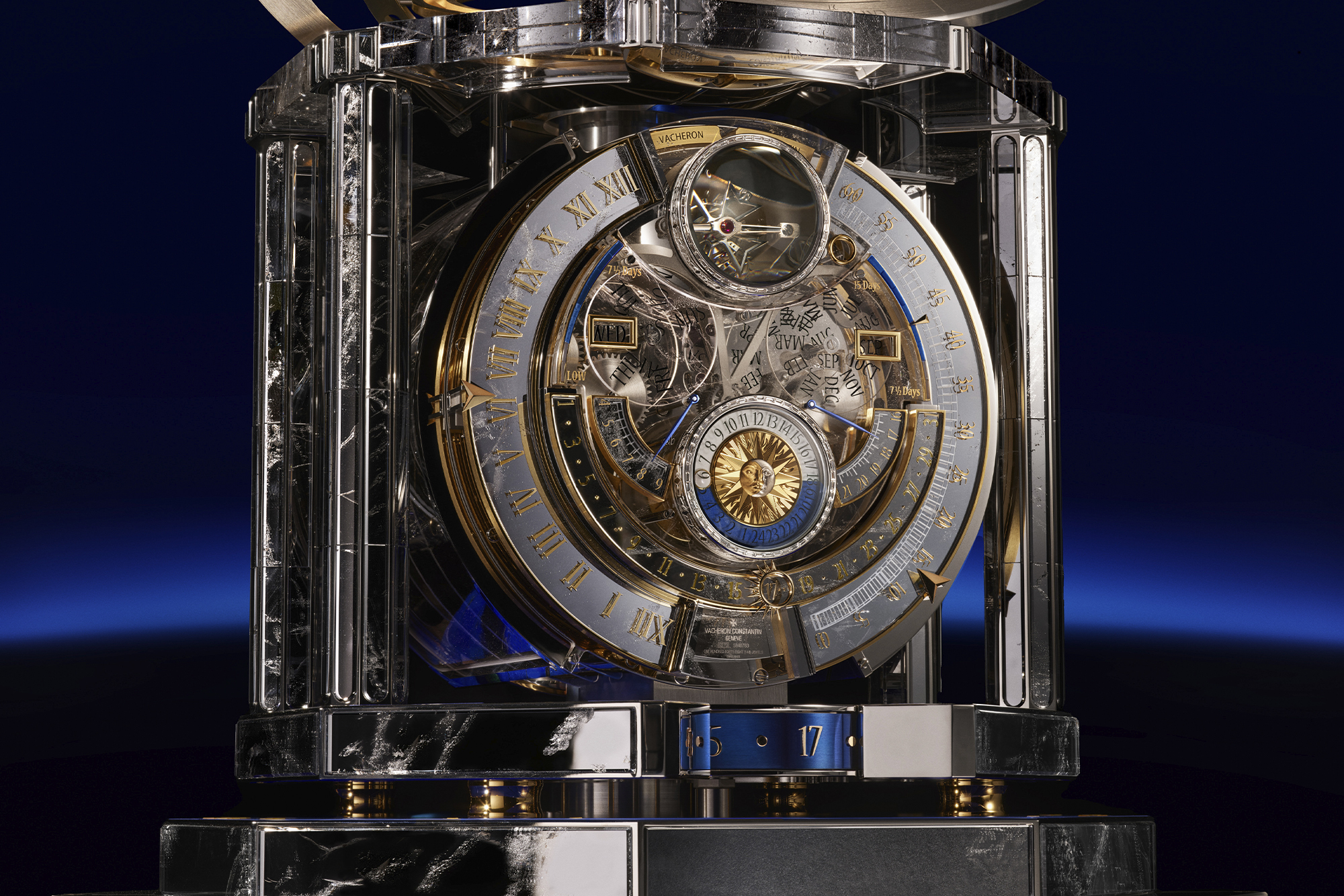 La Quête du Temps Clock by Vacheron Constantin. Photo courtesy of Vacheron Constantin.