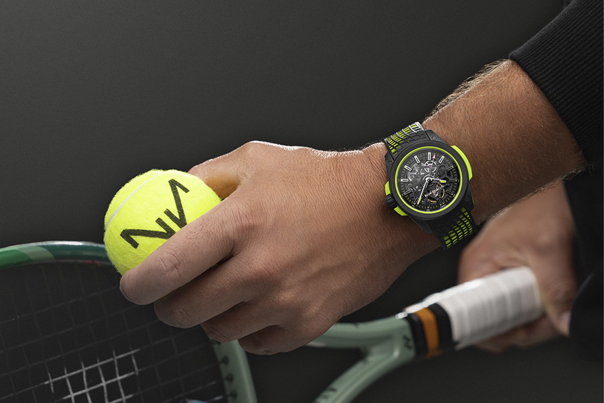 Wild ONE Skeleton Stan the Man Limited Edition watch, developed in collaboration with Swiss tennis pro and three-time Grand Slam champion Stan Wawrinka. Photo courtesy of Norqain.
