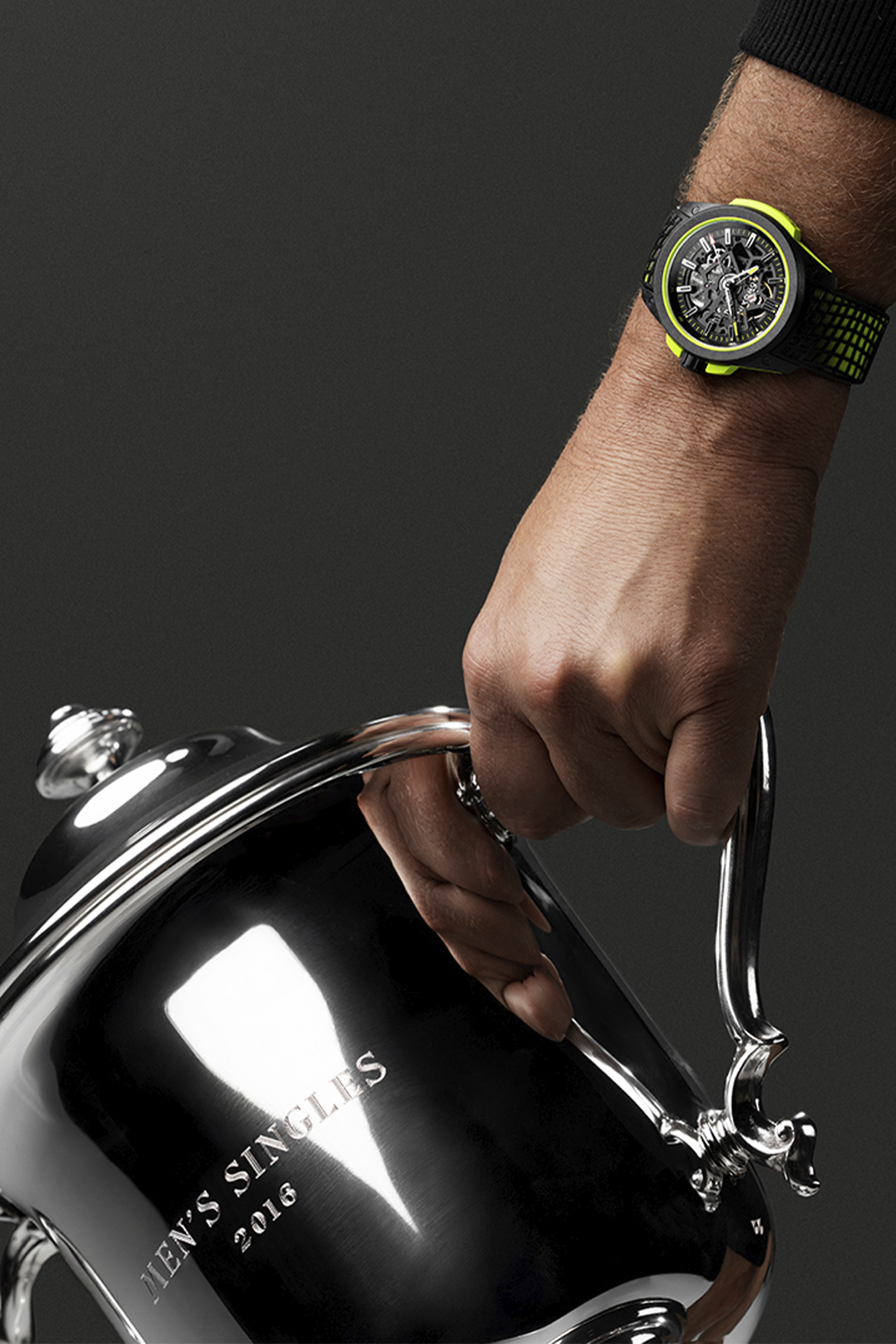 Wild ONE Skeleton Stan the Man Limited Edition watch, developed in collaboration with Swiss tennis pro and three-time Grand Slam champion Stan Wawrinka. Photo courtesy of Norqain.