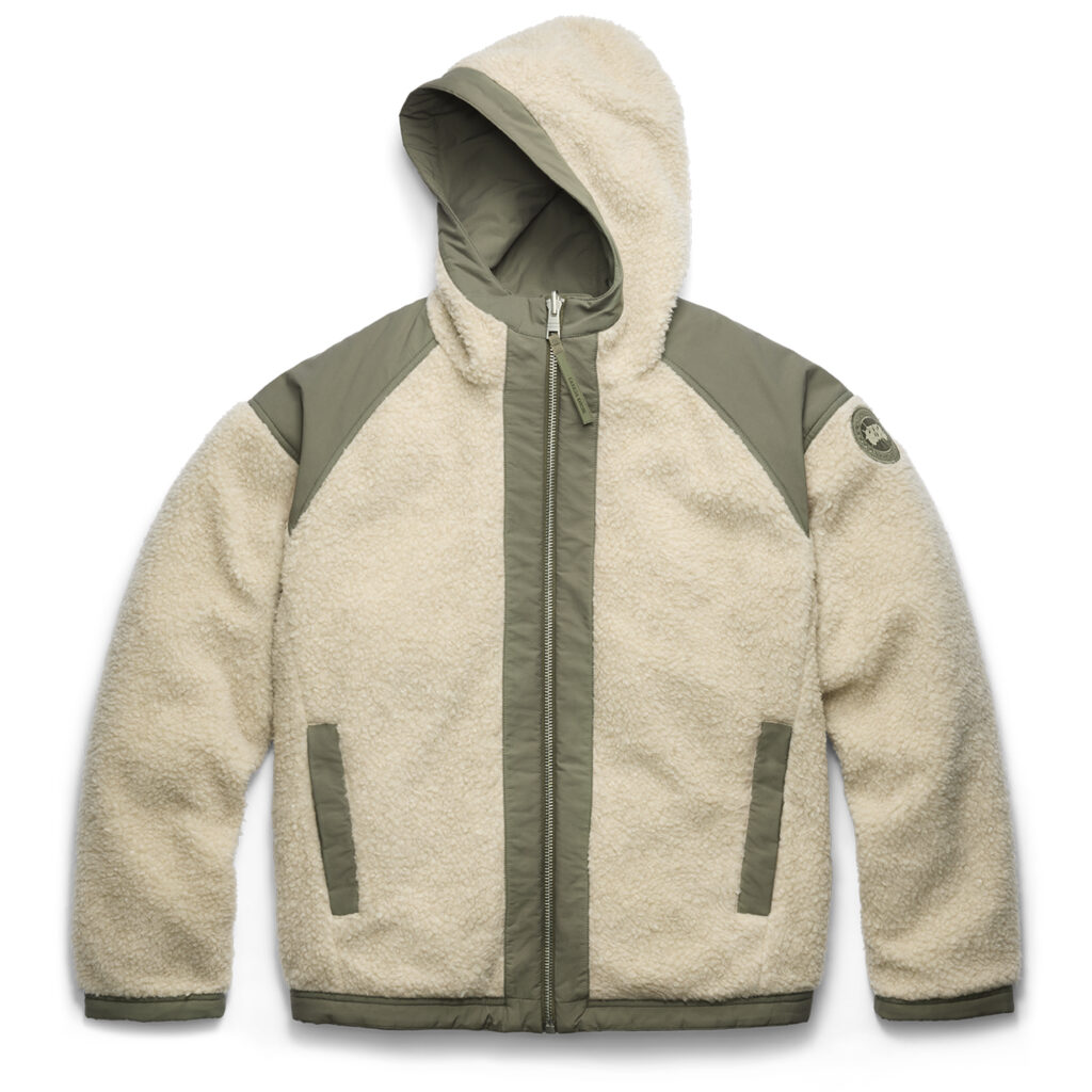 Alberni Reversible Fleexe Bomber Smokey Sage Light Tan Men's gift guide Canada Goose