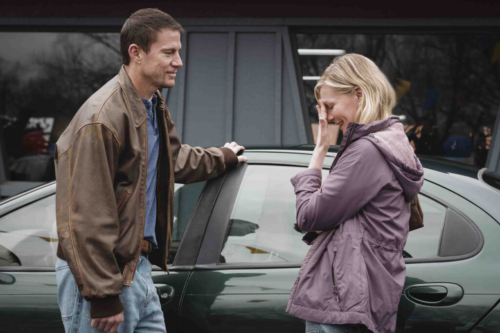 Channing Tatum interview for Roofman photo courtesy of paramount pictures. Photo retrieved from SHARP November 2025.