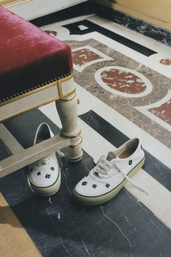 DIOR SUMMER 2026 COLLECTION_VISUELS_STILL LIFE_ VERSAILLES BY JEAN MARIE BINET. Photo retrieved from The Book For Men Fall-Winter 2025.