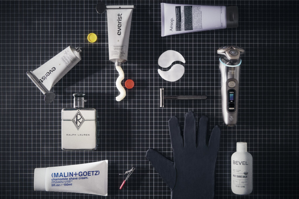 the best men's grooming products captured by SHARP Magazine.