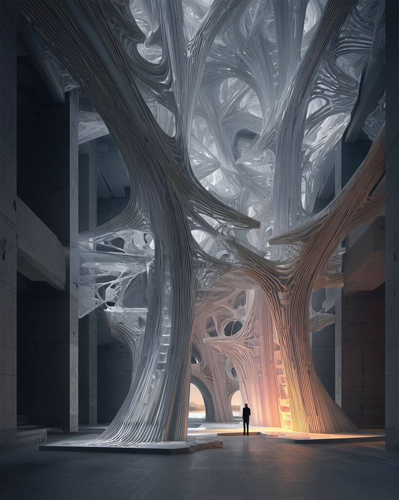 Joshua Vermillion Anatomic Glowing Architectures. Photo retrieved from the Book For Men Fall-Winter 2025.