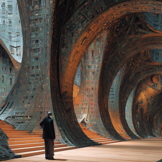 Joshua Vermillion Anatomic Glowing Architectures. Photo retrieved from the Book For Men Fall-Winter 2025.