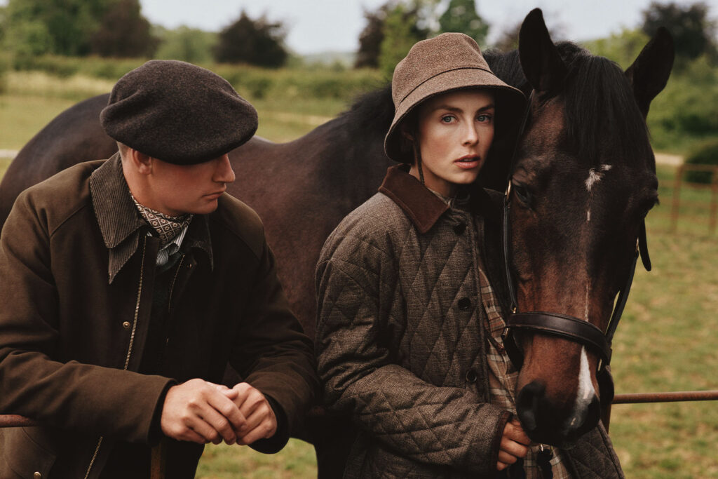 Loro Piana Fall Winter 2025-2026 Loro Highlands Campaign. Photo retrieved from The Book For Men Fall-Winter 2025, courtesy of Loro Piana.