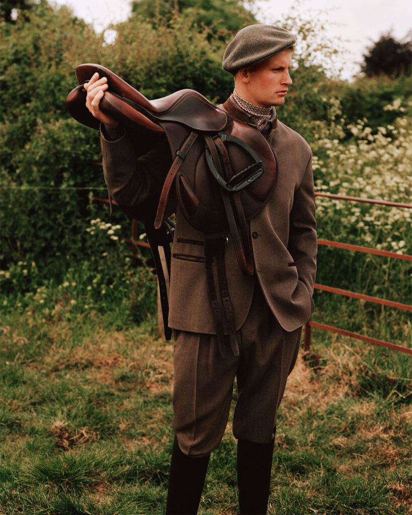 Loro Piana Fall Winter 2025-2026 Loro Highlands Campaign. Photo retrieved from The Book For Men Fall-Winter 2025, courtesy of Loro Piana.