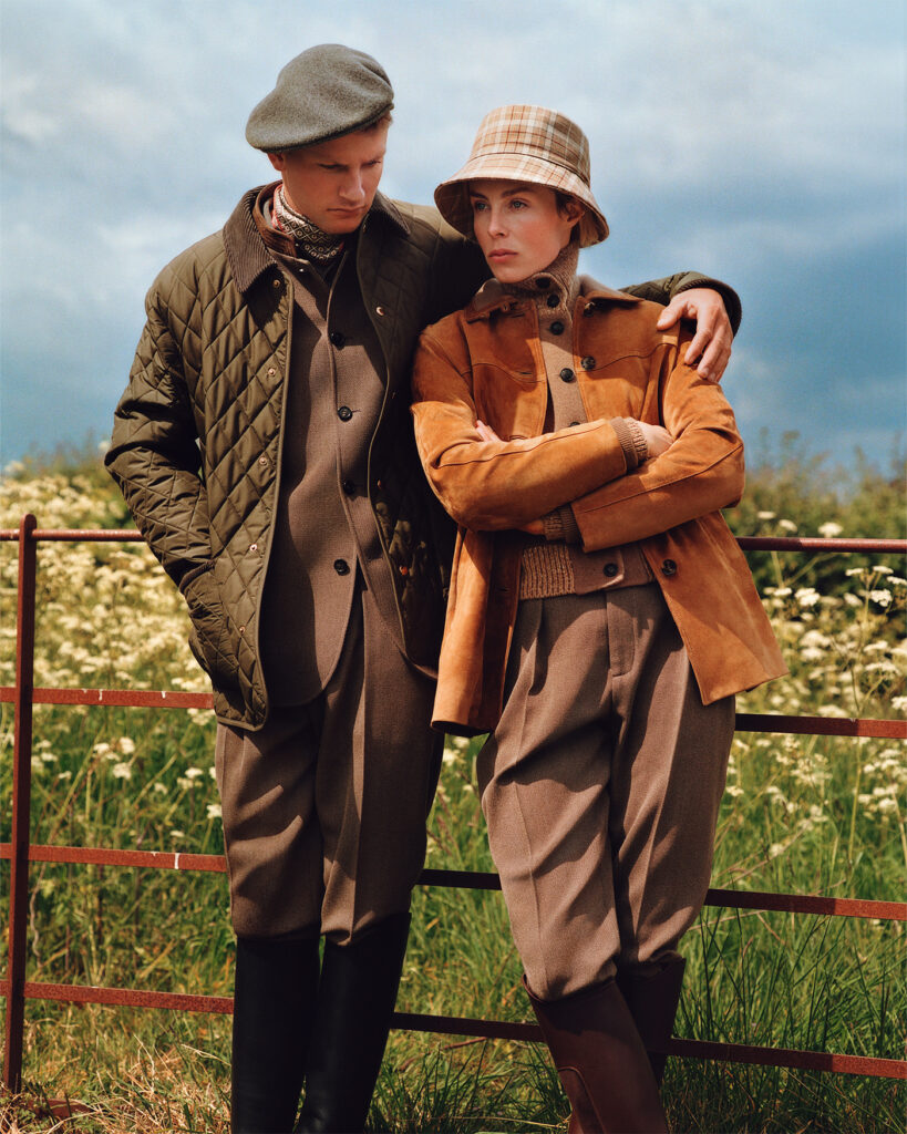 Loro Piana Fall Winter 2025-2026 Loro Highlands Campaign. Photo retrieved from The Book For Men Fall-Winter 2025, courtesy of Loro Piana.