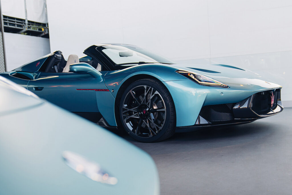 Maserati MCXtrema supercar. Photo retrieved from The Book For Men Fall-Winter 2025.