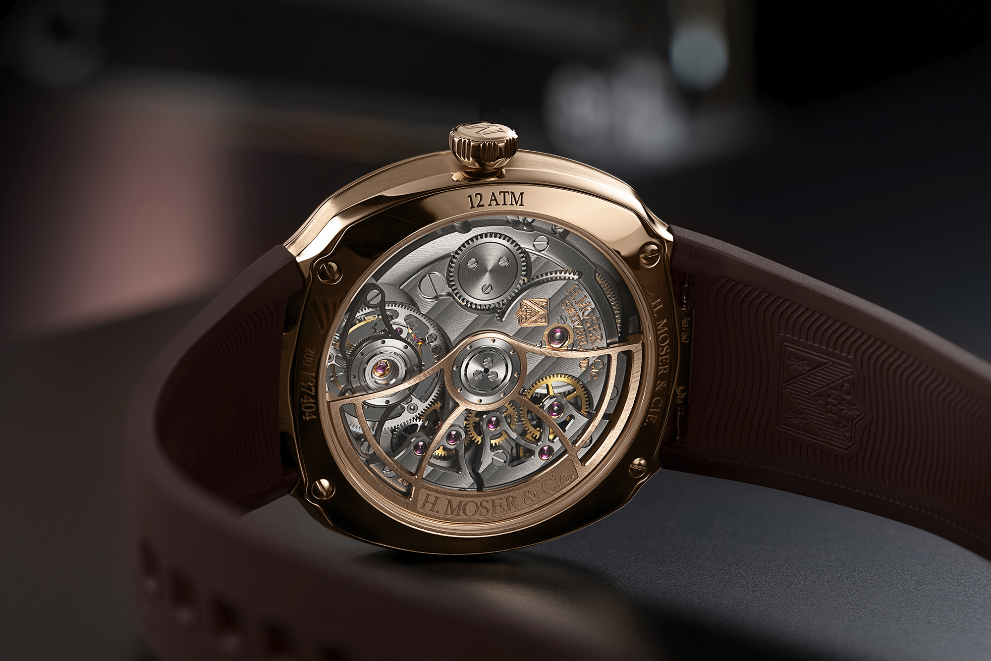 Moser Gasly LE Streamliner Tourbillon Red Gold Pierre Gasly Limited Editions. Photo retrieved from H. Moser.