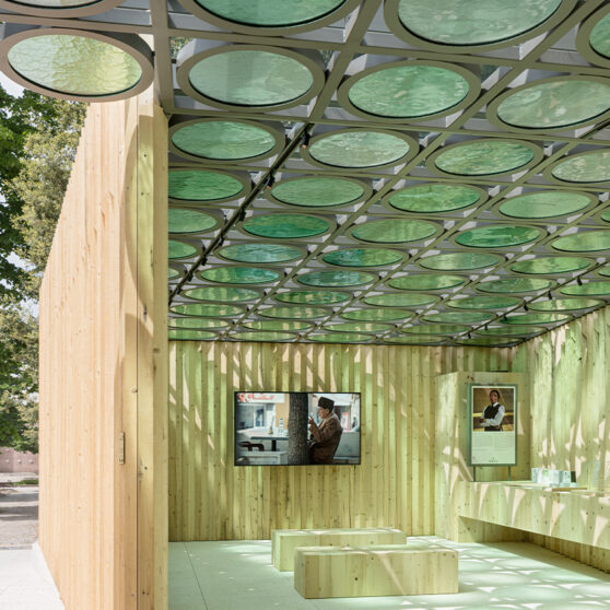 The Rolex Pavilion at the 2025 Venice Biennale. Photo retrieved from The Book for Men FW 2025, courtesy of Rolex.