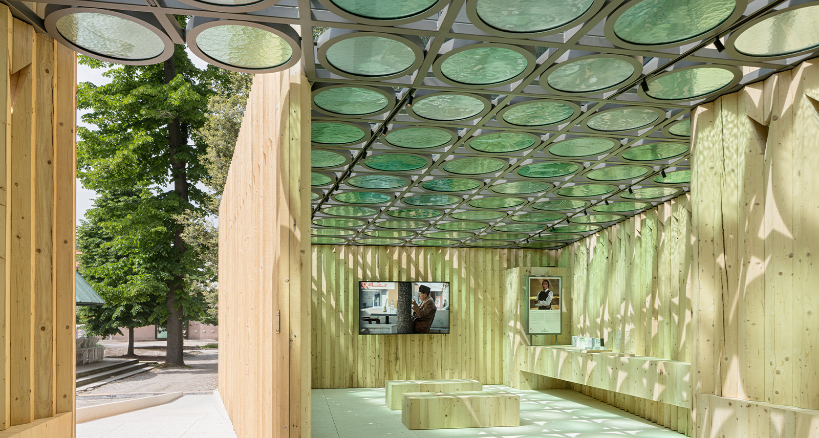The Rolex Pavilion at the 2025 Venice Biennale. Photo retrieved from The Book for Men FW 2025, courtesy of Rolex.