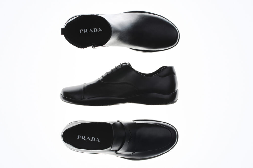 The Prada Toblach Shoe. Photo retrieved from The Book For Men FW 2025, courtesy of Prada.
