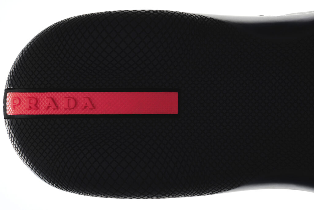 The Prada Toblach Shoe. Photo retrieved from The Book For Men FW 2025, courtesy of Prada.