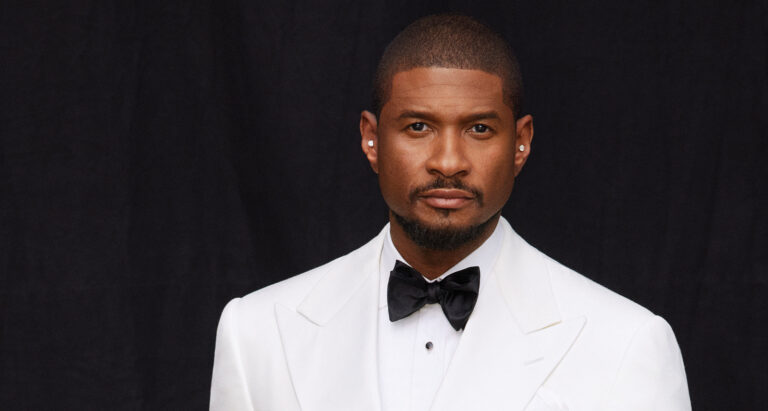 Usher interview for SHARP November 2025. Photo courtesy of Ralph Lauren.