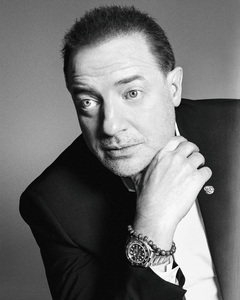 JACKET AND SHIRT BY DIOR MEN; WATCH BY ROLEX; BRACELET, TALENT’S OWN.