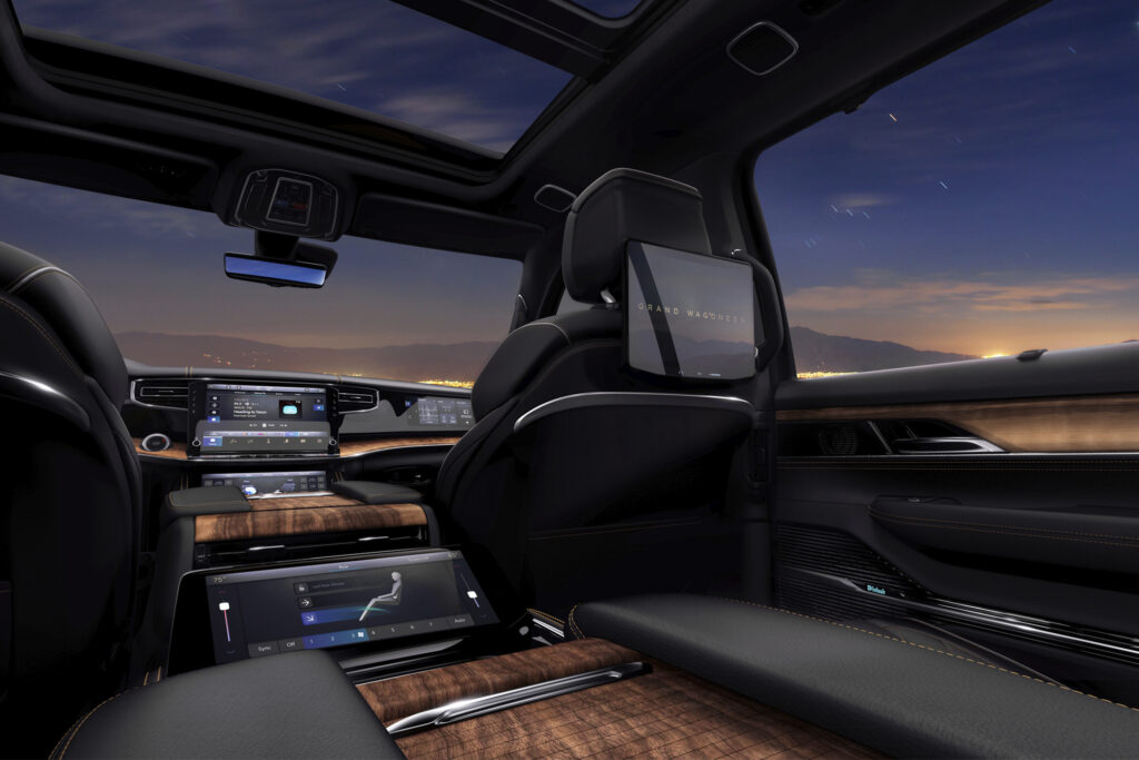 Photo shows the 2026 Jeep Grand Wagoneer courtesy of Stellantis Media North America.