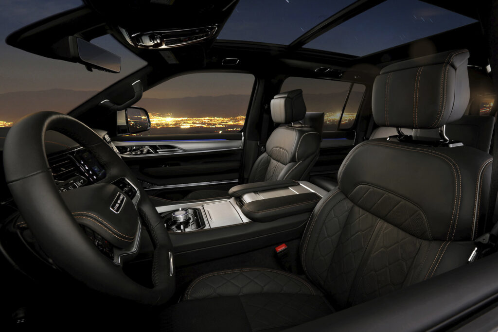 Photo shows the 2026 Jeep Grand Wagoneer courtesy of Stellantis Media North America.