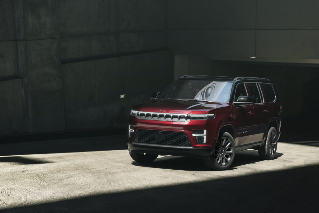 Photo shows the 2026 Jeep Grand Wagoneer courtesy of Stellantis Media North America.