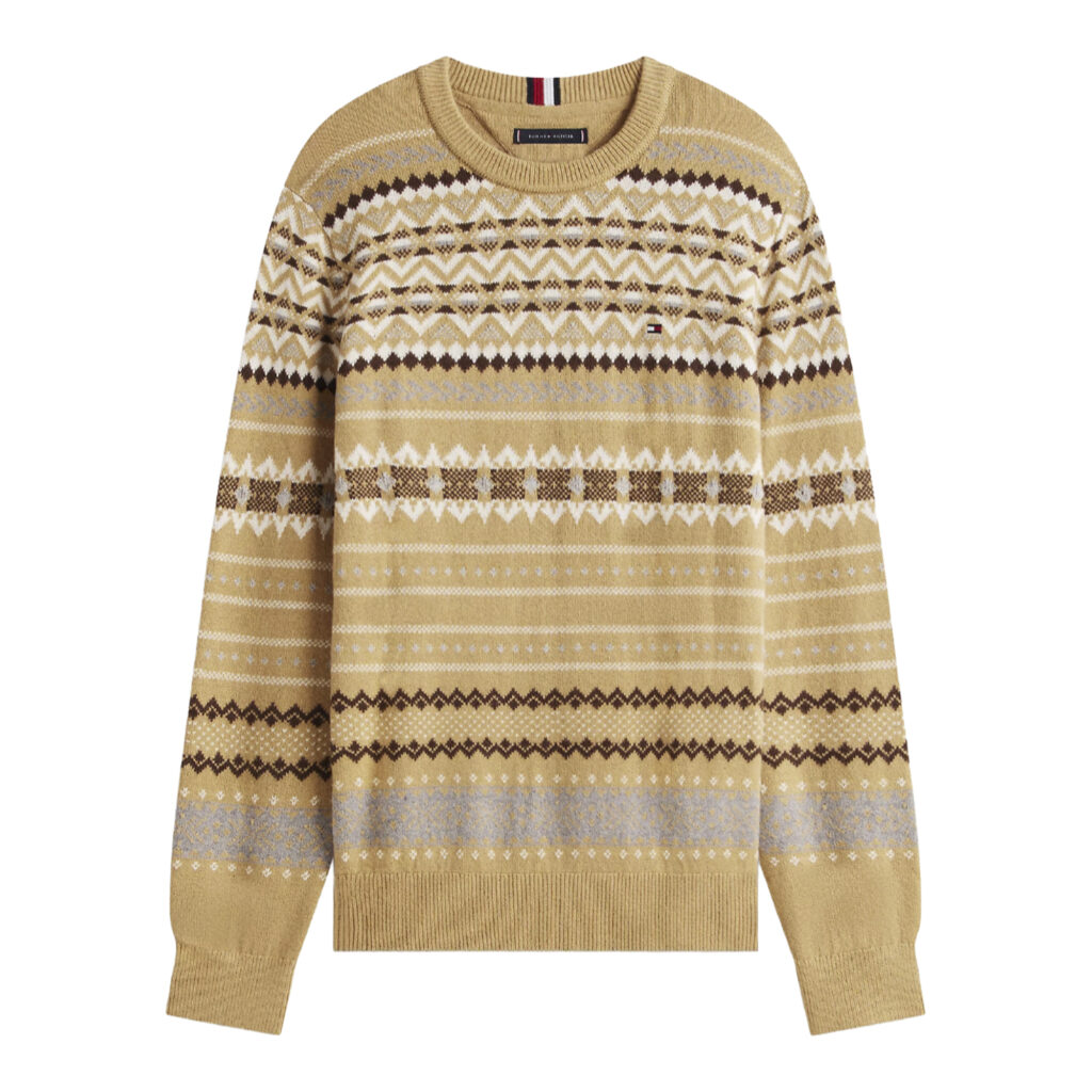 Allover Fair Isle Wool Blend Sweater. Photo courtesy of Tommy Hilfiger.