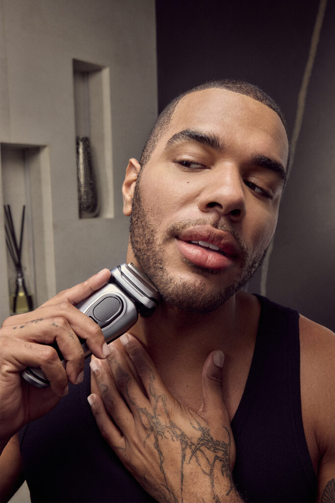 TALENT: DONTÉ COLLEY STYLING: CHRISTAL WILLIAMS PROP STYLING: GRACE ROBERTSON PROP ASSISTANT: EMILY ROBERTSON SOUND OPERATOR: ADAM WHITE PHOTOGRAPHY AND VIDEO: DENIS LIPMAN PHOTO ASSISTANTS: JOHN MURPHY, GABRIEL SHUBAT, ANTHONY LIPMAN GROOMING: RJ BELOSO MAKEUP: NATE MATTHEWS PRODUCTION: NICOLE FRANKEL.