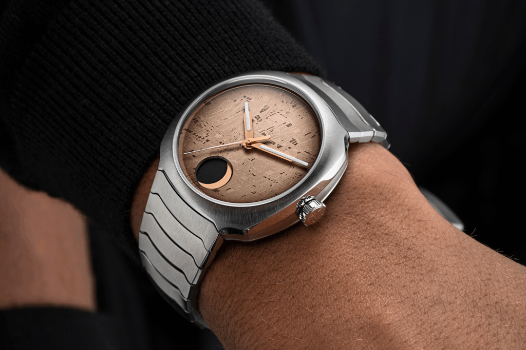 H.Moser & Cie Streamliner Perpetual Moon Meteorite 3