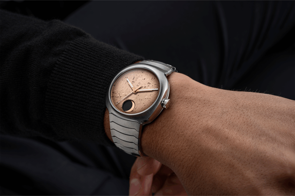 H.Moser & Cie Streamliner Perpetual Moon Meteorite 3