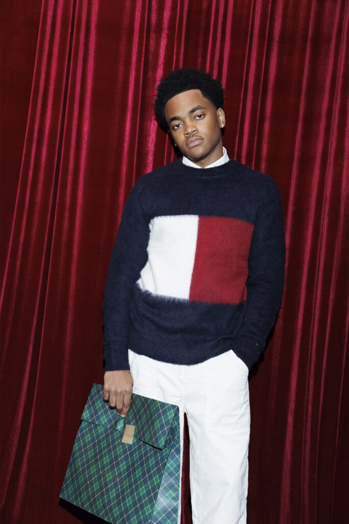 Michael Rainey Jr. interview for Tommy Hilfiger. Photo by Tatiana Katkova, courtesy of Tommy Hilfiger.