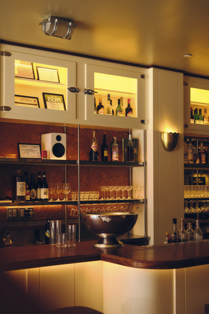 N.L. Ginzburg Restaurant Toronto. Photo by Graydon Herriott, retrieved from The Book For Men FW 2025.