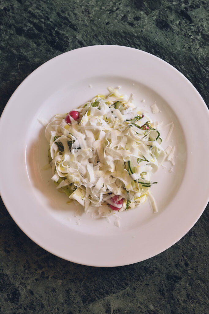 N.L. Ginzburg Restaurant Toronto. Photo by Graydon Herriott, retrieved from The Book For Men FW 2025.