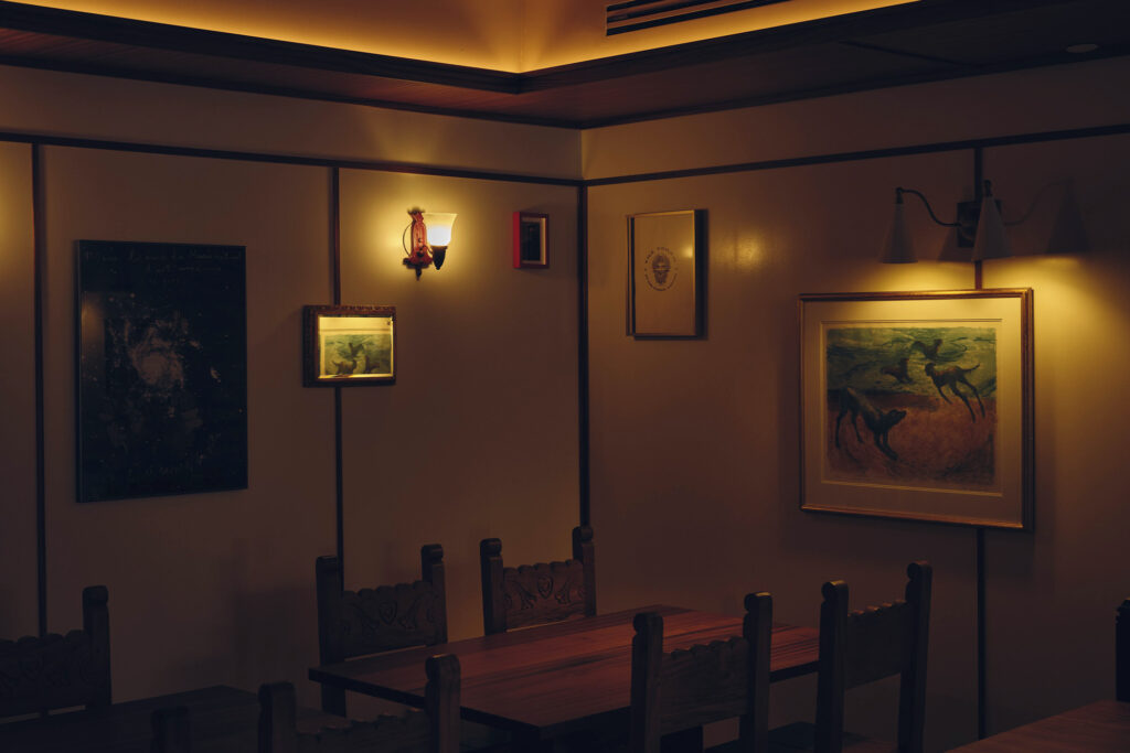 N.L. Ginzburg Restaurant Toronto. Photo by Graydon Herriott, retrieved from The Book For Men FW 2025.