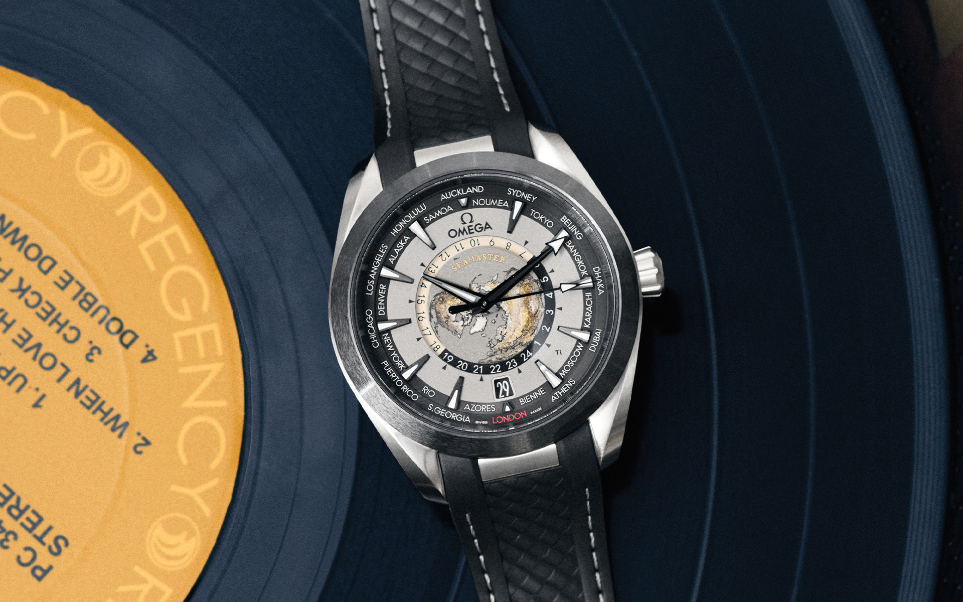 OMEGA SEAMASTER AQUA TERRA WORLDTIMER