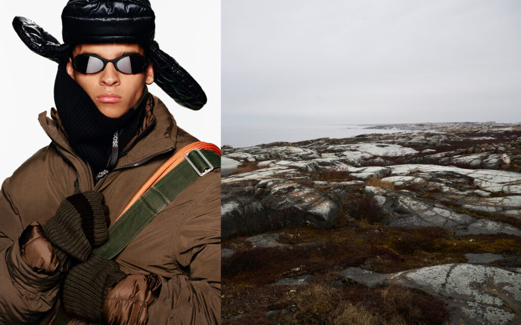 Snow Goose by Haider Ackermann. Photo courtesy of Canada Goose.