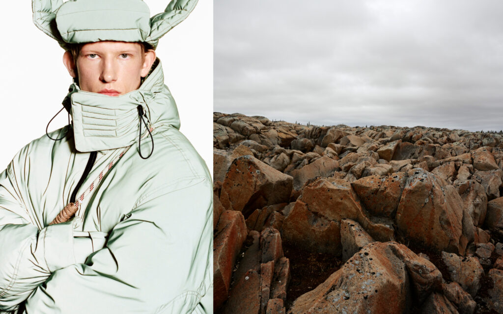 Snow Goose by Haider Ackermann. Photo courtesy of Canada Goose.