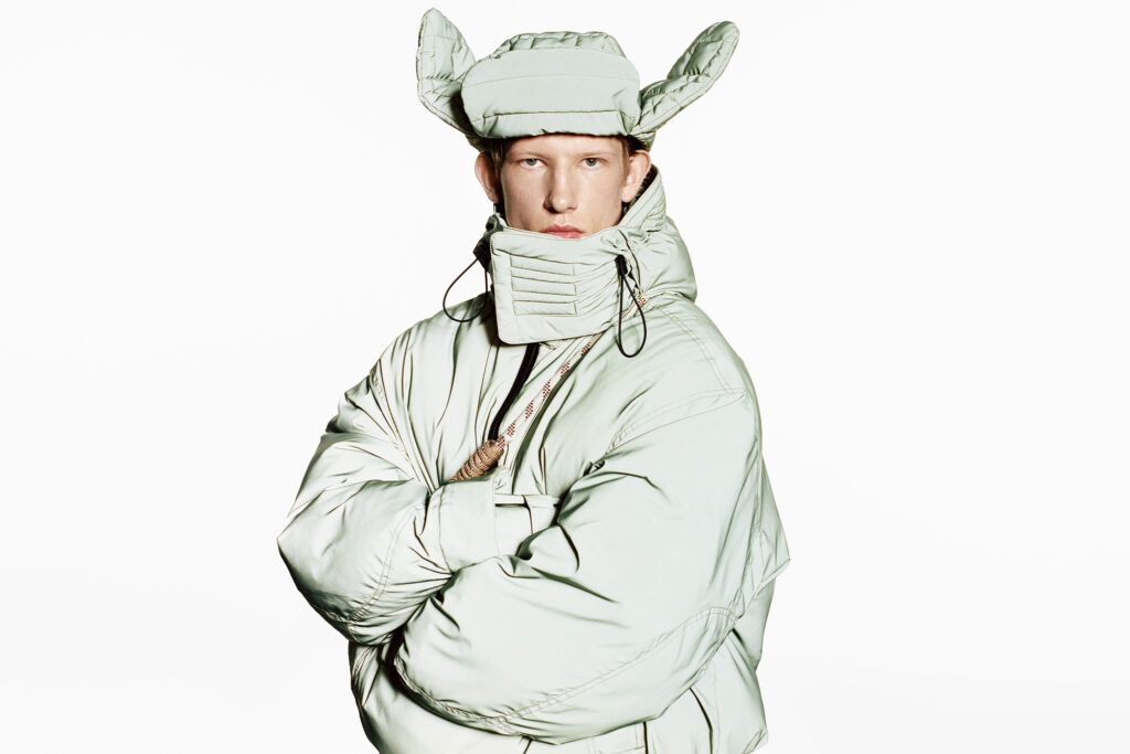 Snow Goose by Haider Ackermann. Photo courtesy of Canada Goose.