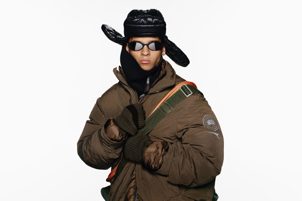 Snow Goose by Haider Ackermann. Photo courtesy of Canada Goose.