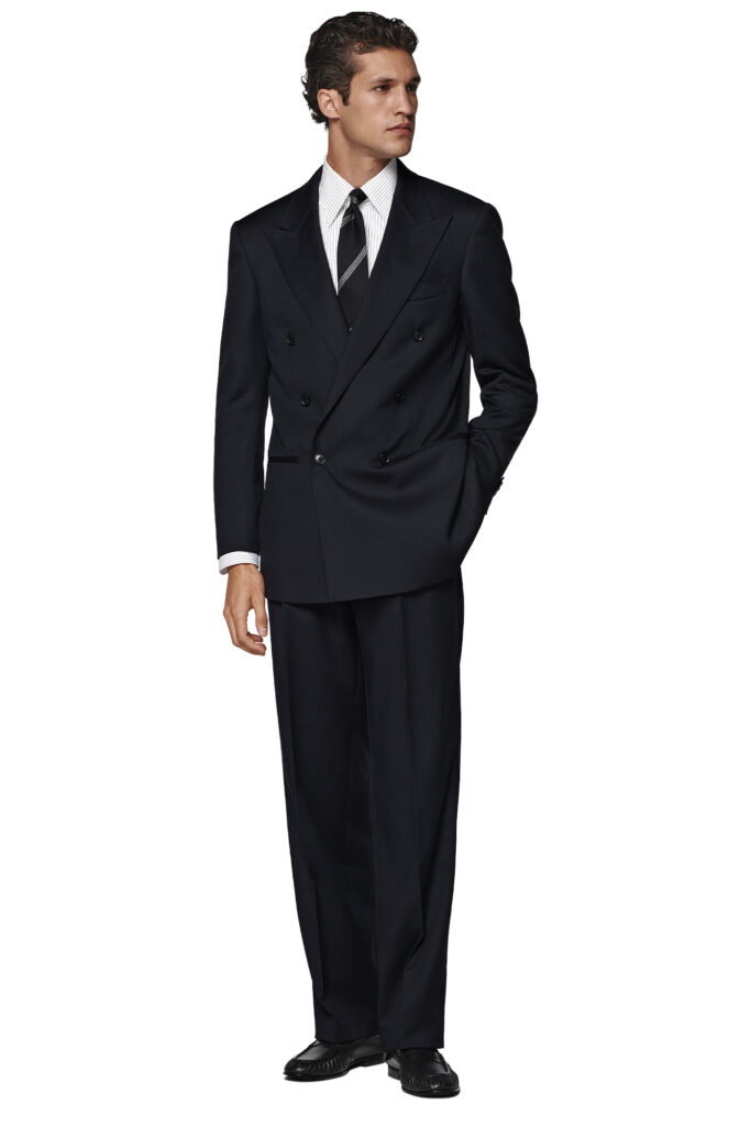 Suit Supply Men's Suiting Style Trend. Photo courtesy of Suit Supply.