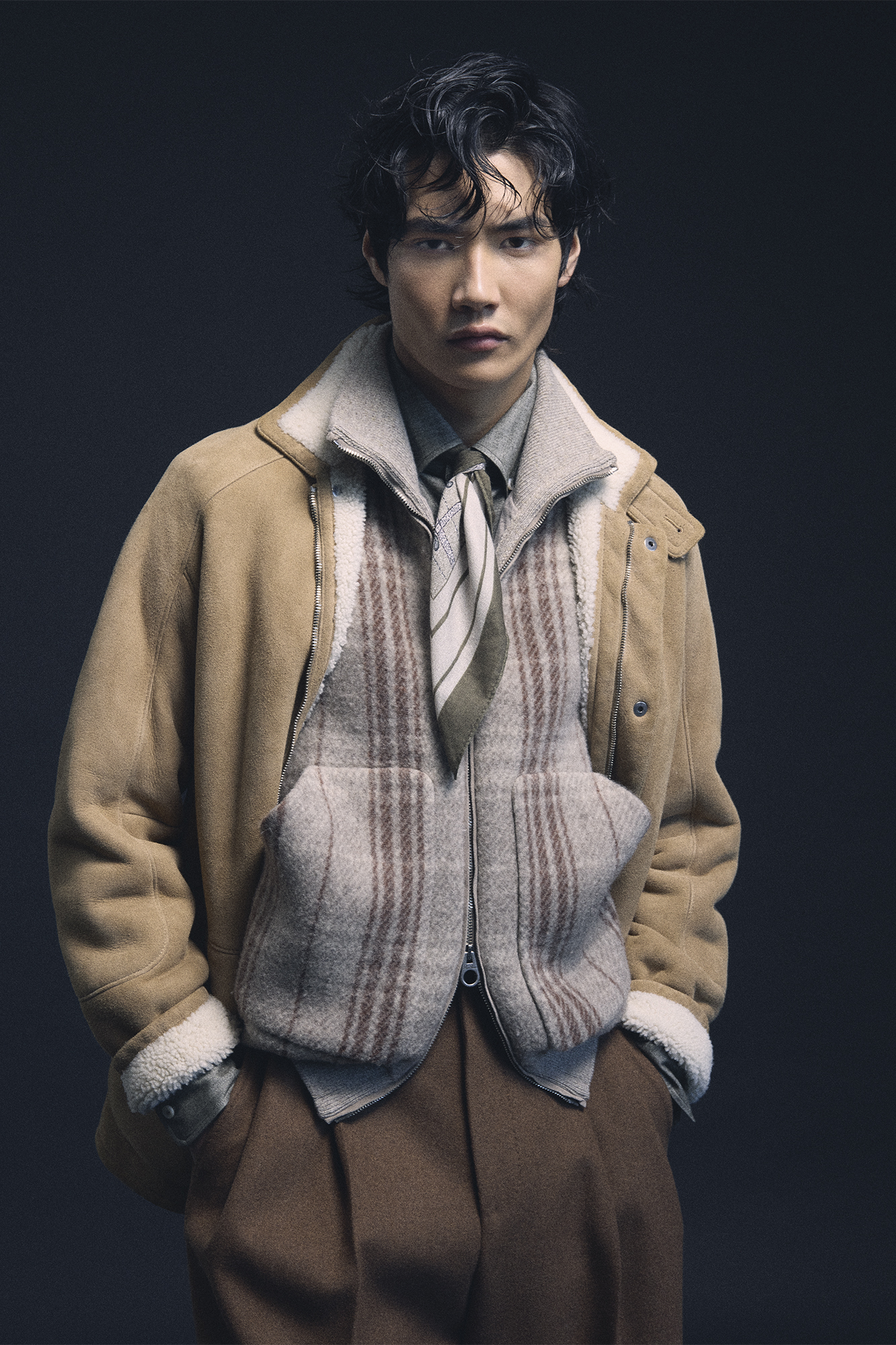 Suzuki Kai men's style photoshoot shoot fashion trends for men.