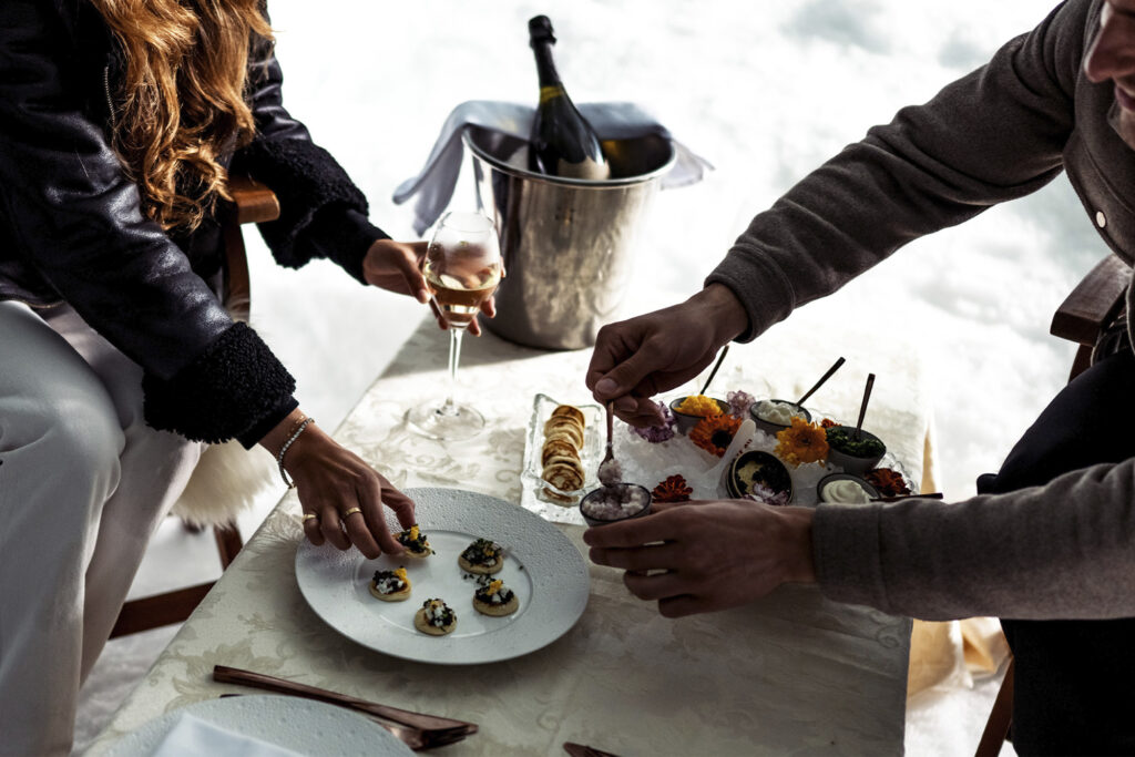 The Glacier Table. Photo courtesy of Four Seasons Whistler BC.