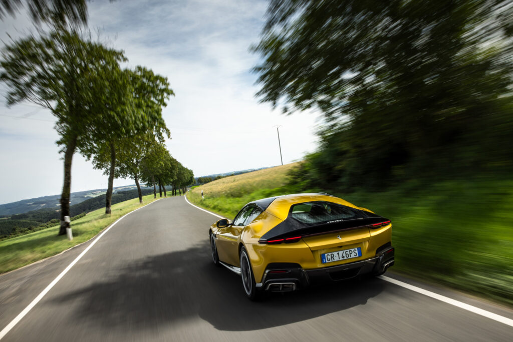 ferrari 12cilindri rear quarter road