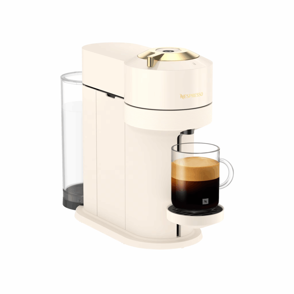 nespresso virtuo white and gold guide
